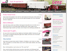 Tablet Screenshot of lenz-elektronik.com